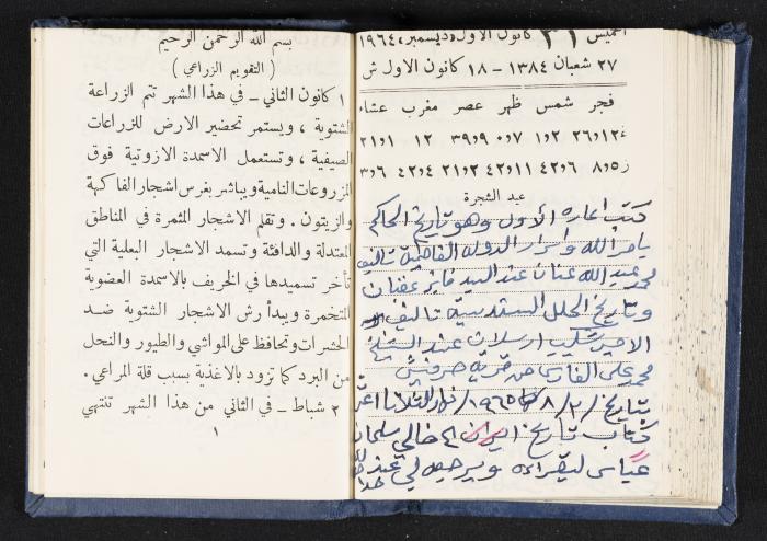 The Diaries of Fandi Mhanna, Buqei'a- Upper Galilee, 1964-1965