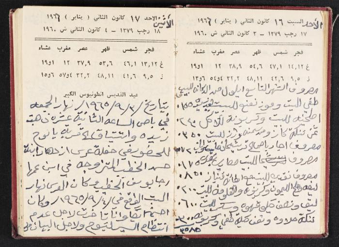 The Diaries of Fandi Mhanna, Buqei'a- Upper Galilee, 1965-1966
