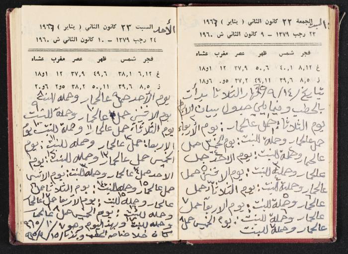 The Diaries of Fandi Mhanna, Buqei'a- Upper Galilee, 1965-1966