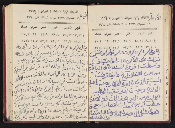 The Diaries of Fandi Mhanna, Buqei'a- Upper Galilee, 1965-1966