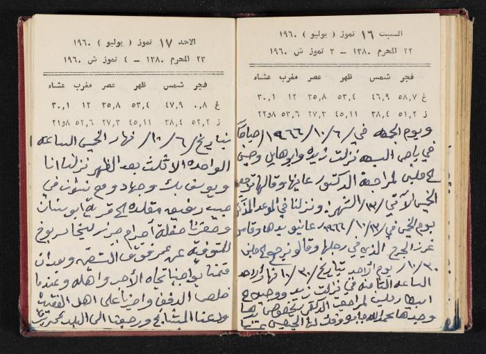 The Diaries of Fandi Mhanna, Buqei'a- Upper Galilee, 1965-1966