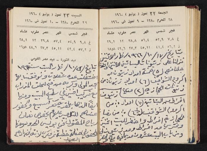 The Diaries of Fandi Mhanna, Buqei'a- Upper Galilee, 1965-1966