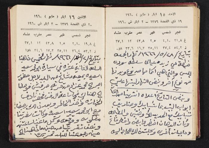 The Diaries of Fandi Mhanna, Buqei'a- Upper Galilee, 1965-1966