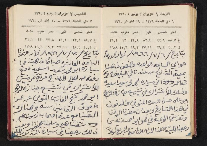 The Diaries of Fandi Mhanna, Buqei'a- Upper Galilee, 1965-1966