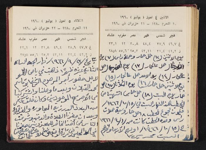 The Diaries of Fandi Mhanna, Buqei'a- Upper Galilee, 1965-1966