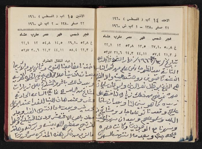 The Diaries of Fandi Mhanna, Buqei'a- Upper Galilee, 1965-1966