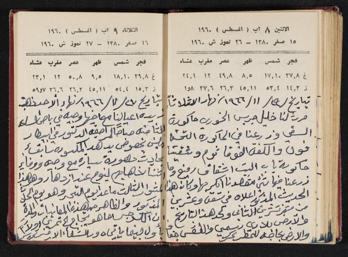 The Diaries of Fandi Mhanna, Buqei'a- Upper Galilee, 1965-1966