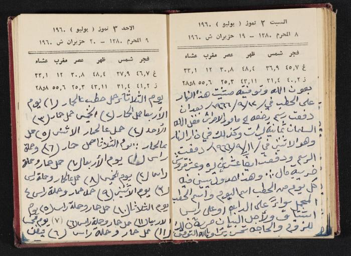 The Diaries of Fandi Mhanna, Buqei'a- Upper Galilee, 1965-1966