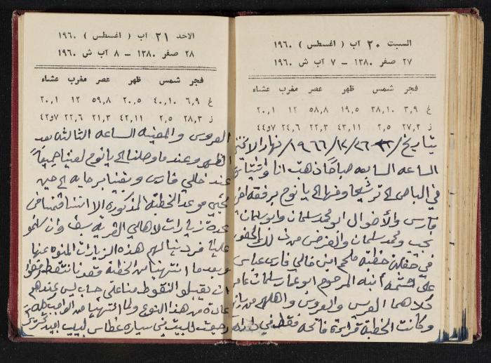 The Diaries of Fandi Mhanna, Buqei'a- Upper Galilee, 1965-1966