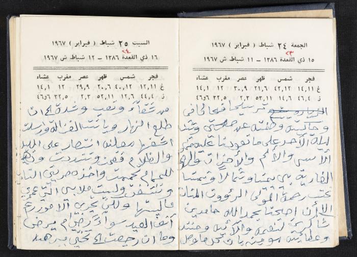 دفتر يوميات فندي مهنا، البقعية- الجليل الأعلى، 1967-1968
