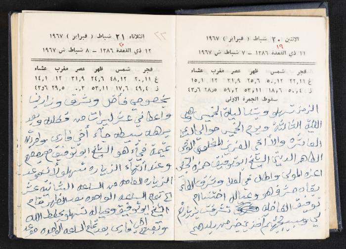 دفتر يوميات فندي مهنا، البقعية- الجليل الأعلى، 1967-1968