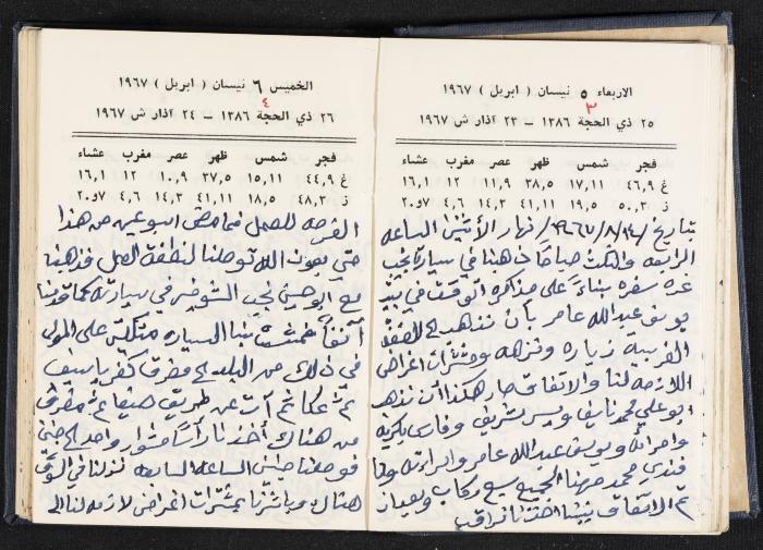 دفتر يوميات فندي مهنا، البقعية- الجليل الأعلى، 1967-1968