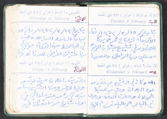 The Diaries of Fandi Mhanna, Buqei'a- Upper Galilee, the First Half of the 1970s 