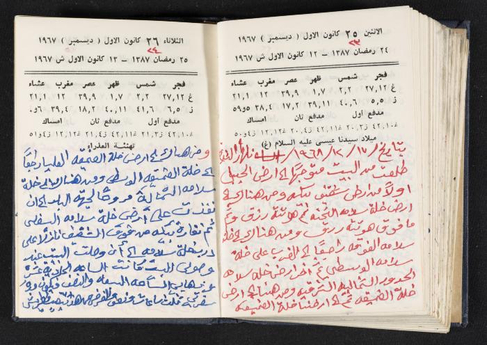 دفتر يوميات فندي مهنا، البقعية- الجليل الأعلى، 1967-1968