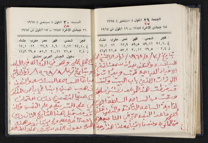 دفتر يوميات فندي مهنا، البقعية- الجليل الأعلى، 1967-1968