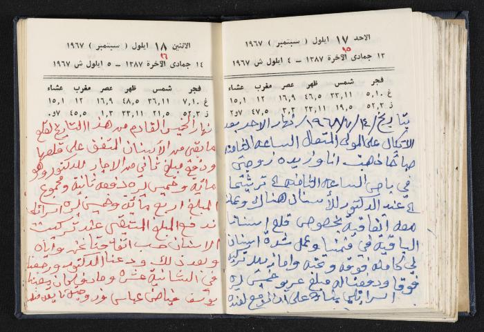 دفتر يوميات فندي مهنا، البقعية- الجليل الأعلى، 1967-1968