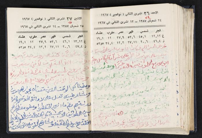 دفتر يوميات فندي مهنا، البقعية- الجليل الأعلى، 1967-1968