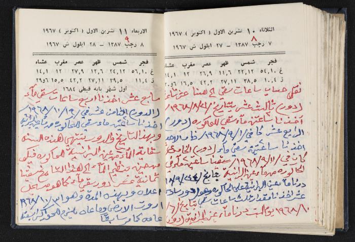 دفتر يوميات فندي مهنا، البقعية- الجليل الأعلى، 1967-1968