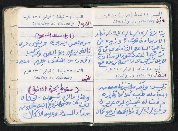 The Diaries of Fandi Mhanna, Buqei'a- Upper Galilee, the First Half of the 1970s 