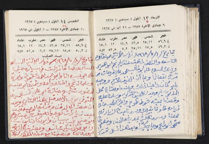 دفتر يوميات فندي مهنا، البقعية- الجليل الأعلى، 1967-1968