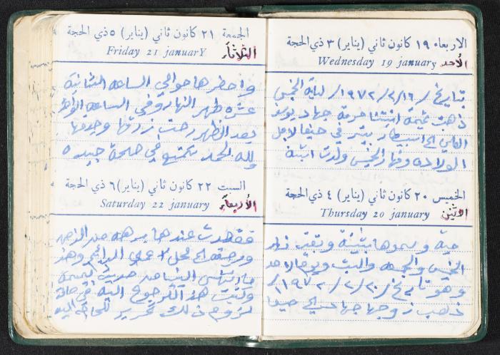 The Diaries of Fandi Mhanna, Buqei'a- Upper Galilee, the First Half of the 1970s 