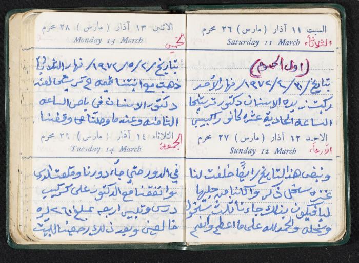 The Diaries of Fandi Mhanna, Buqei'a- Upper Galilee, the First Half of the 1970s 