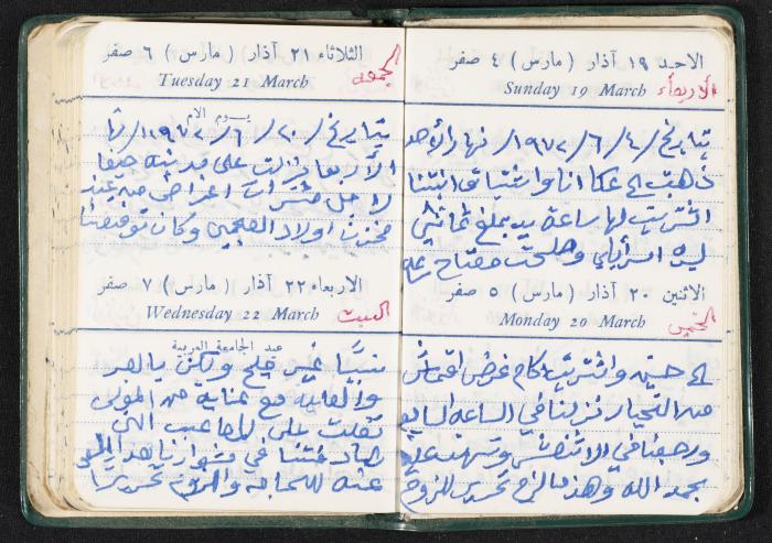 The Diaries of Fandi Mhanna, Buqei'a- Upper Galilee, the First Half of the 1970s 