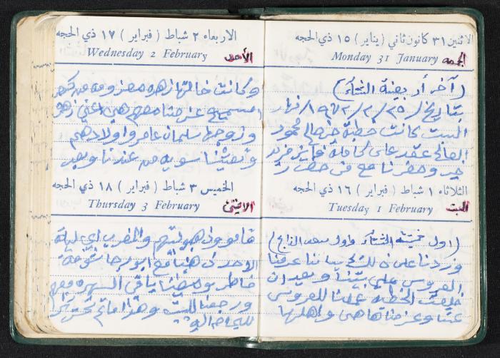 The Diaries of Fandi Mhanna, Buqei'a- Upper Galilee, the First Half of the 1970s 
