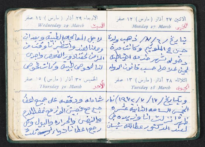 The Diaries of Fandi Mhanna, Buqei'a- Upper Galilee, the First Half of the 1970s 