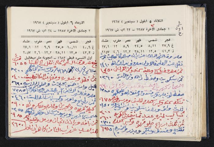دفتر يوميات فندي مهنا، البقعية- الجليل الأعلى، 1967-1968