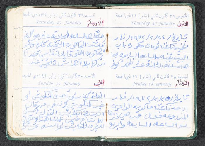The Diaries of Fandi Mhanna, Buqei'a- Upper Galilee, the First Half of the 1970s 
