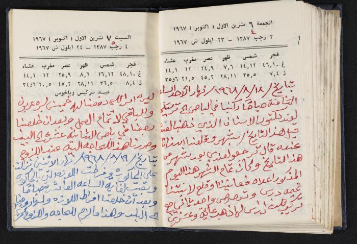 دفتر يوميات فندي مهنا، البقعية- الجليل الأعلى، 1967-1968