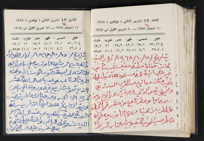 دفتر يوميات فندي مهنا، البقعية- الجليل الأعلى، 1967-1968