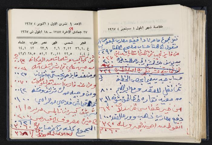 دفتر يوميات فندي مهنا، البقعية- الجليل الأعلى، 1967-1968