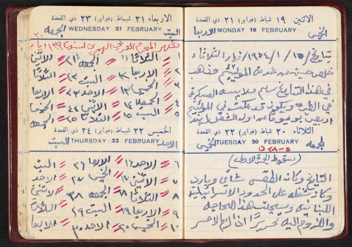 The Diaries of Fandi Mhanna, Buqei'a- Upper Galilee, the First Half of the 1970s