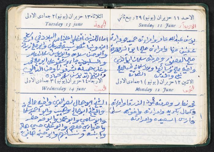 The Diaries of Fandi Mhanna, Buqei'a- Upper Galilee, the First Half of the 1970s 