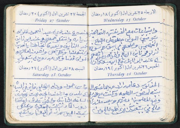 The Diaries of Fandi Mhanna, Buqei'a- Upper Galilee, the First Half of the 1970s 