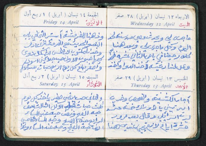 The Diaries of Fandi Mhanna, Buqei'a- Upper Galilee, the First Half of the 1970s 