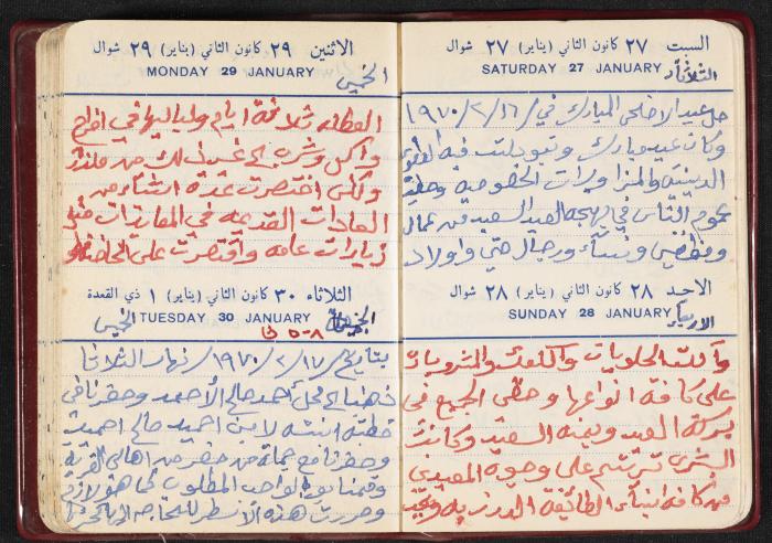 The Diaries of Fandi Mhanna, Buqei'a- Upper Galilee, the First Half of the 1970s