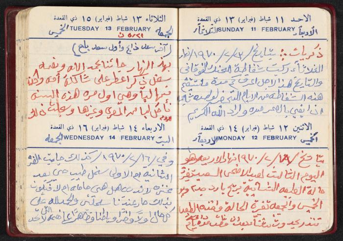 The Diaries of Fandi Mhanna, Buqei'a- Upper Galilee, the First Half of the 1970s