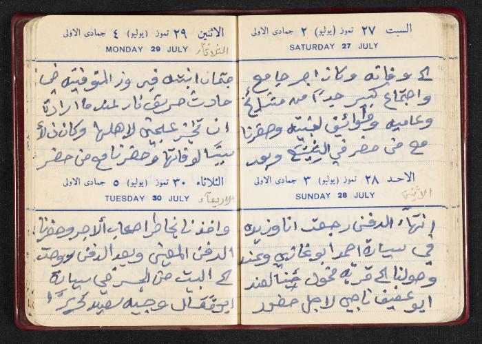 The Diaries of Fandi Mhanna, Buqei'a- Upper Galilee, the First Half of the 1970s