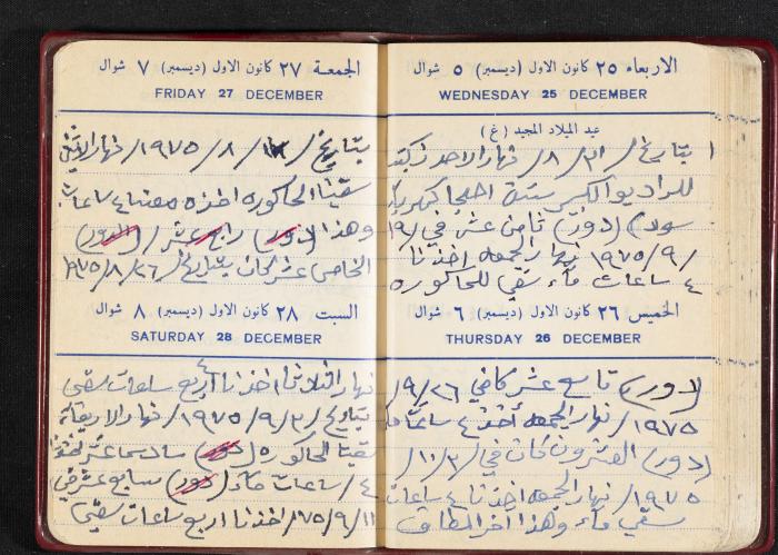 The Diaries of Fandi Mhanna, Buqei'a- Upper Galilee, the First Half of the 1970s