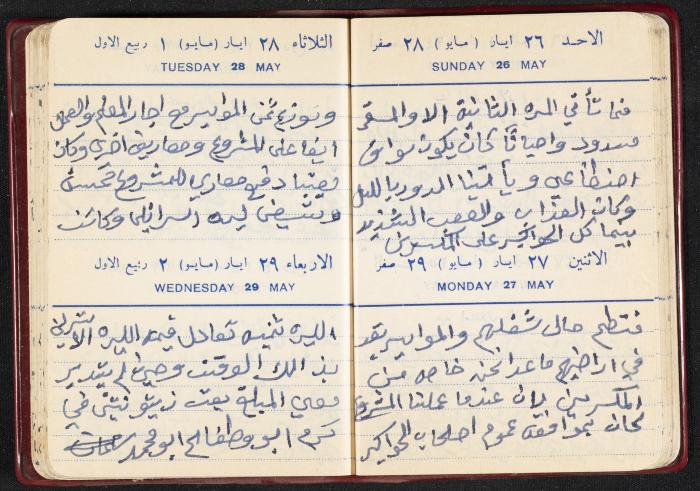 The Diaries of Fandi Mhanna, Buqei'a- Upper Galilee, the First Half of the 1970s