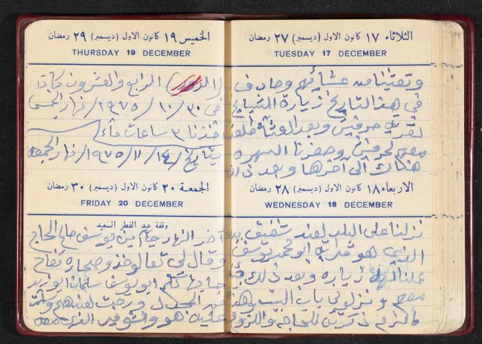 The Diaries of Fandi Mhanna, Buqei'a- Upper Galilee, the First Half of the 1970s