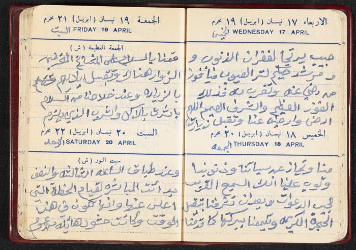 The Diaries of Fandi Mhanna, Buqei'a- Upper Galilee, the First Half of the 1970s