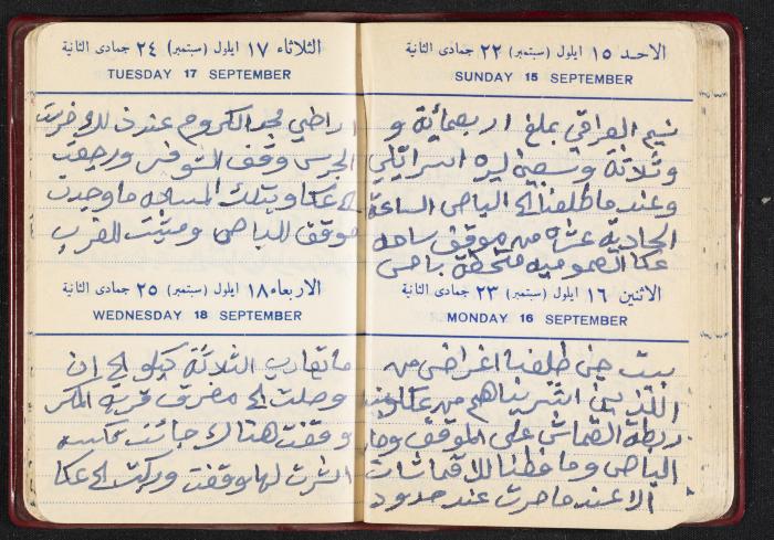 The Diaries of Fandi Mhanna, Buqei'a- Upper Galilee, the First Half of the 1970s