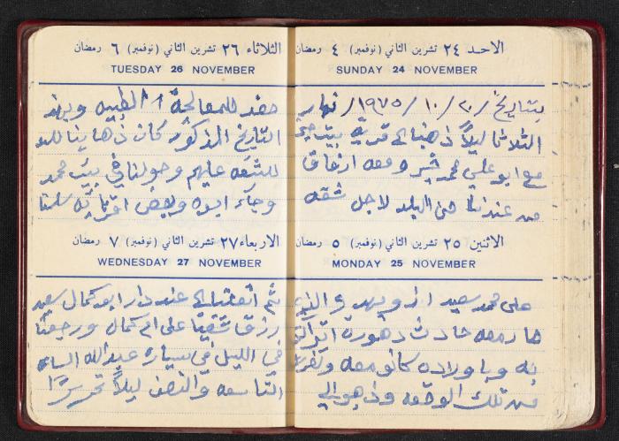 The Diaries of Fandi Mhanna, Buqei'a- Upper Galilee, the First Half of the 1970s