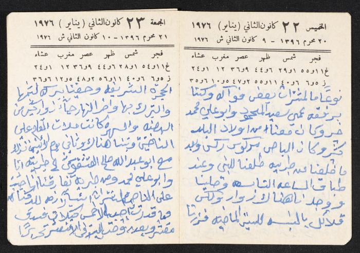 The Diaries of Fandi Mhanna, Buqei'a- Upper Galilee, 1976