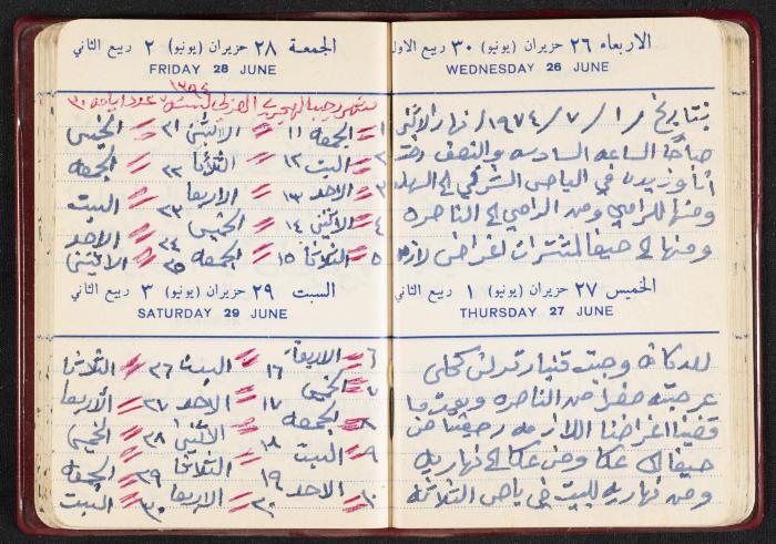 The Diaries of Fandi Mhanna, Buqei'a- Upper Galilee, the First Half of the 1970s