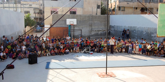 A Glimpse of an Open Day Held by the Palestinian Circus School in Far'a Palestinian Refugee Camp